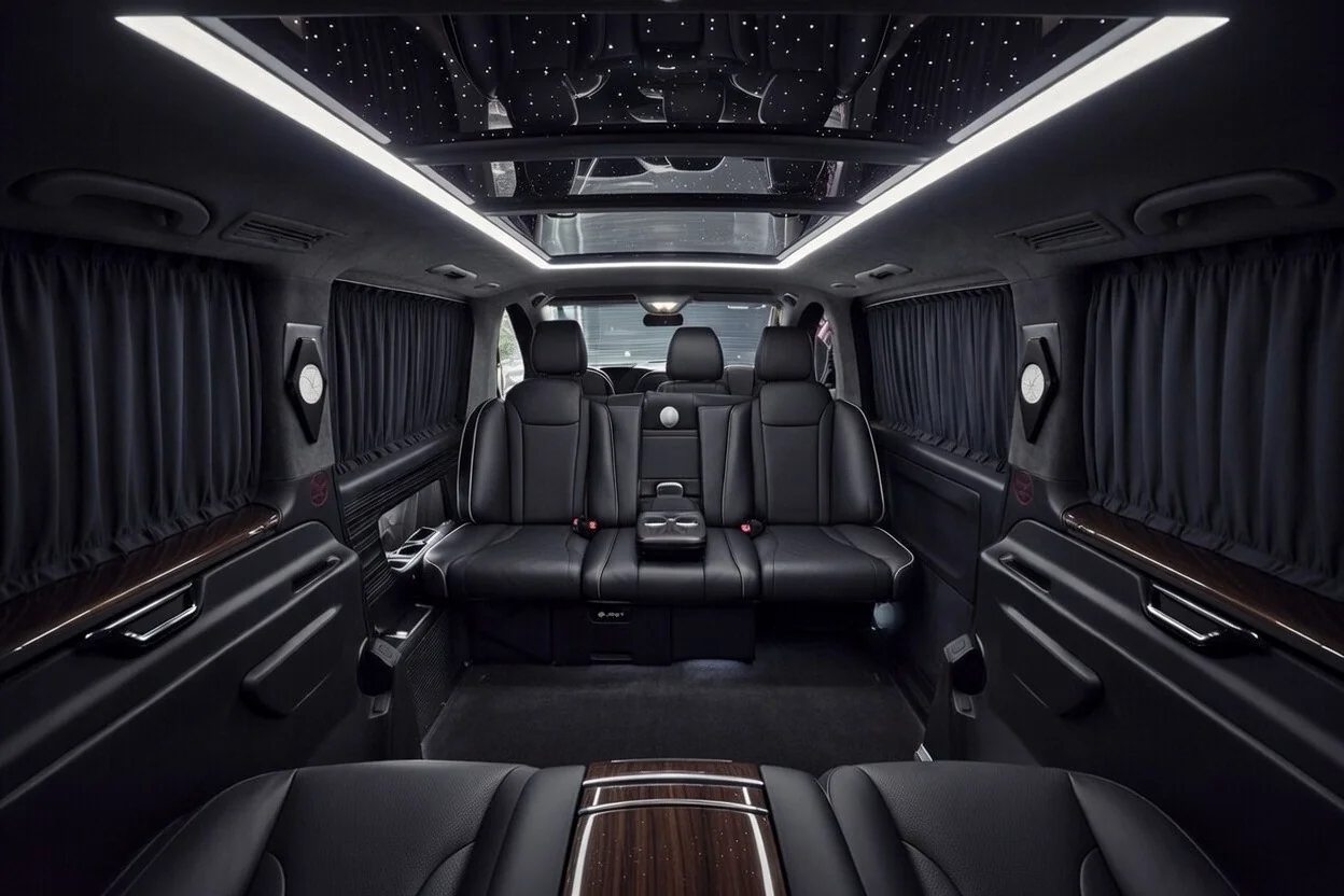 Siyah premium iç mekan